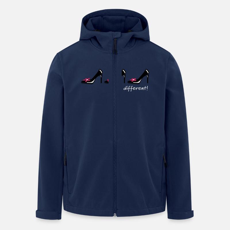 Schuhe Schuhe Schuhe - Recycelte Männer Softshell-Jacke von Stanley/Stella - Navy