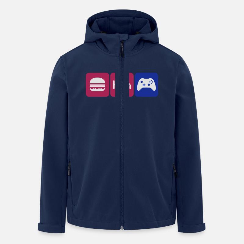 gaming - Recycelte Männer Softshell-Jacke Discoverer von Stanley/Stella - Navy