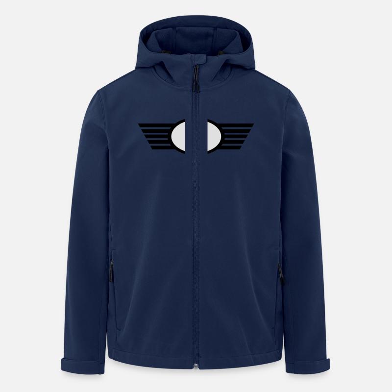 Wappen - Recycelte Männer Softshell-Jacke von Stanley/Stella - Navy