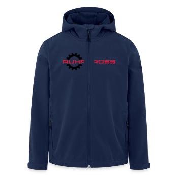 ruhrcross - Recycelte Männer Softshell-Jacke von Stanley/Stella - Navy - Vorne - AI Model Male 185 light (185cm)