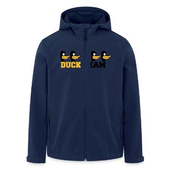 Duck Team - Recycelte Männer Softshell-Jacke von Stanley/Stella - Navy - Vorne - AI Model Male 185 light (185cm)