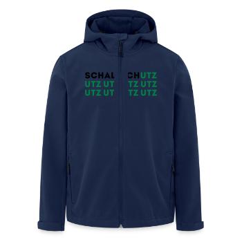 UTZ UTZ UTZ insonorisation en deux couleurs - Veste softshell homme en polyester recyclé Stanley/Stella - marine - Devant - AI Model Male 185 light (185cm)
