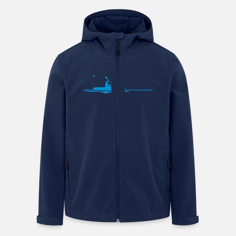 Sport - Paddeln 1er - Recycelte Männer Softshell-Jacke von Stanley/Stella - Navy
