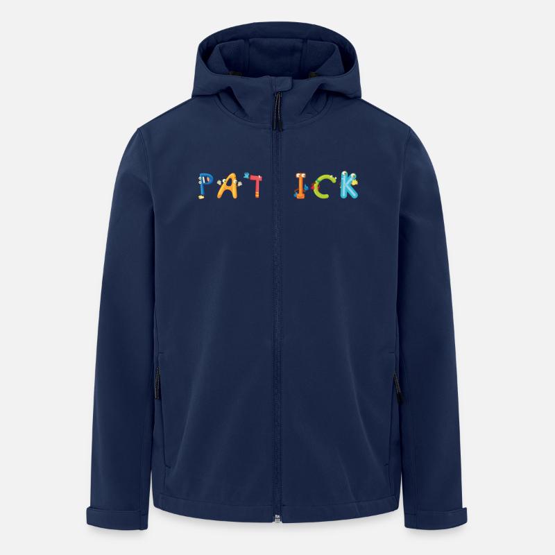 Patrick - Recycelte Männer Softshell-Jacke von Stanley/Stella - Navy