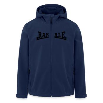 Randale Style - Recycelte Männer Softshell-Jacke von Stanley/Stella - Navy - Vorne - AI Model Male 185 light (185cm)