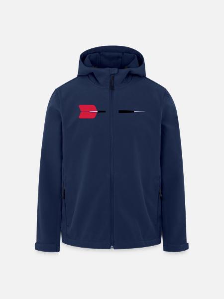 Dart-Pfeil - Recycelte Männer Softshell-Jacke von Stanley/Stella - Navy