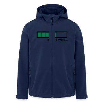 Loading - Veste softshell homme en polyester recyclé Stanley/Stella - marine - Devant - AI Model Male 185 light (185cm)