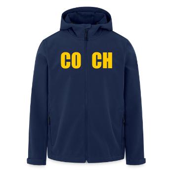 Entraîneur - Veste softshell homme en polyester recyclé Stanley/Stella - marine - Devant - AI Model Male 185 light (185cm)