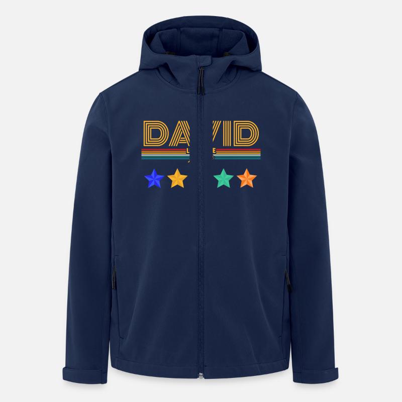 David - Recycelte Männer Softshell-Jacke von Stanley/Stella - Navy