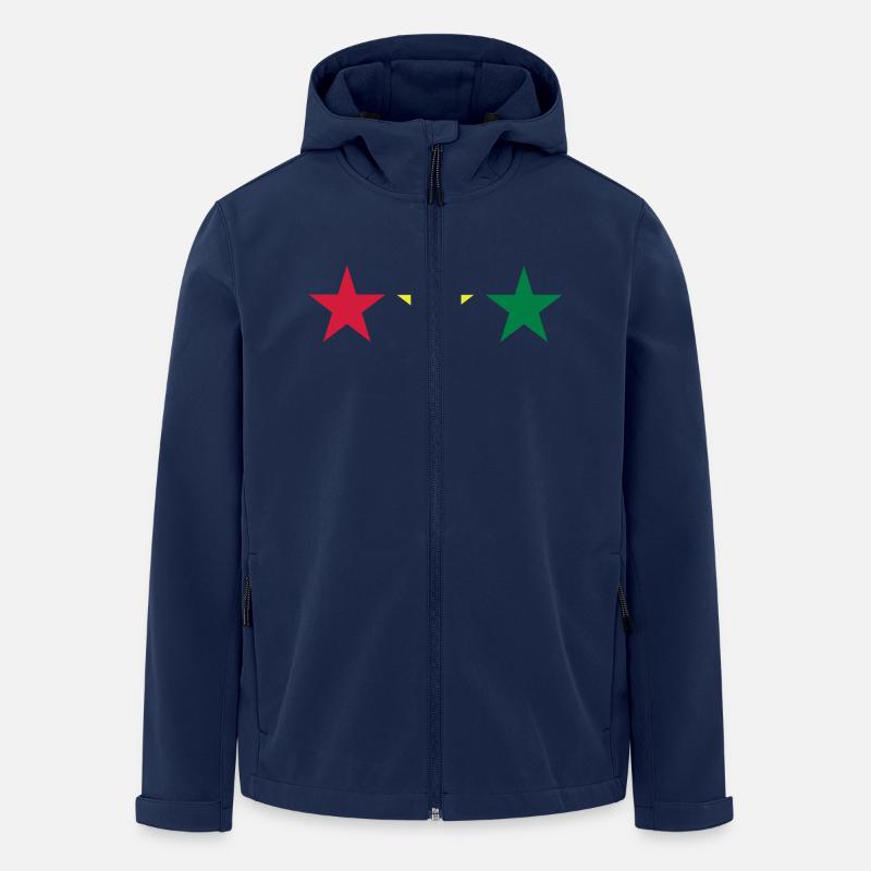Reggae - Recycelte Männer Softshell-Jacke von Stanley/Stella - Navy