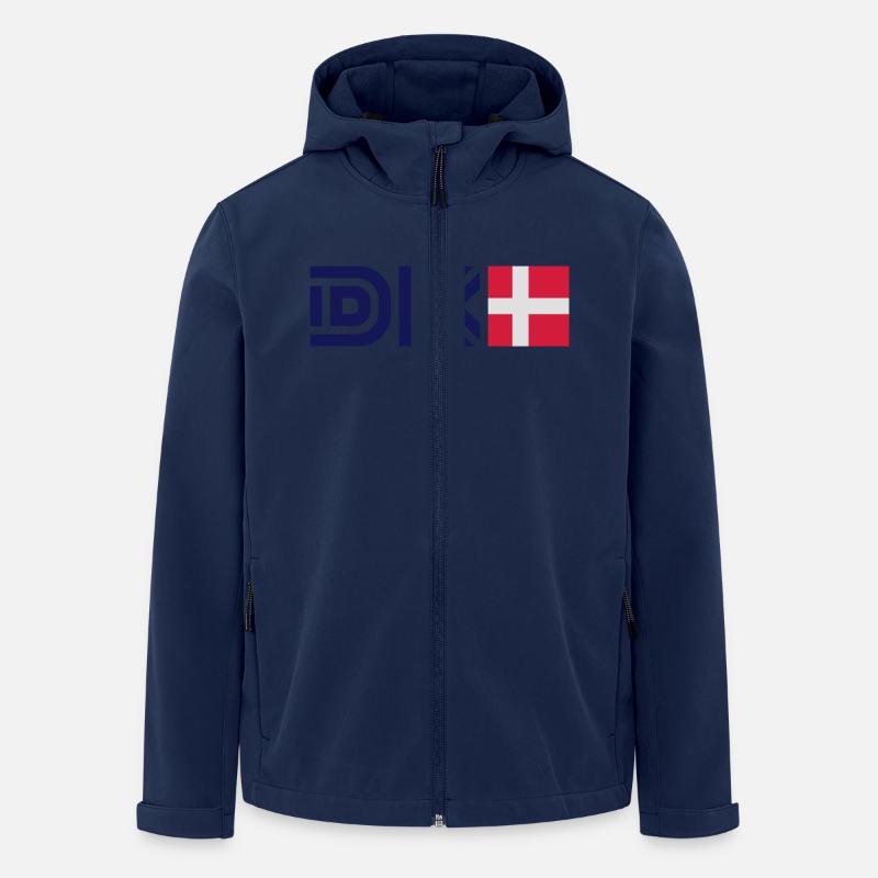 Denmark__V001 - Recycelte Männer Softshell-Jacke von Stanley/Stella - Navy