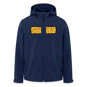 bâtonnets de poisson savoureuse cuisine mangent le - Veste softshell homme en polyester recyclé Stanley/Stella - marine - Devant - AI Model Male 185 light (185cm)