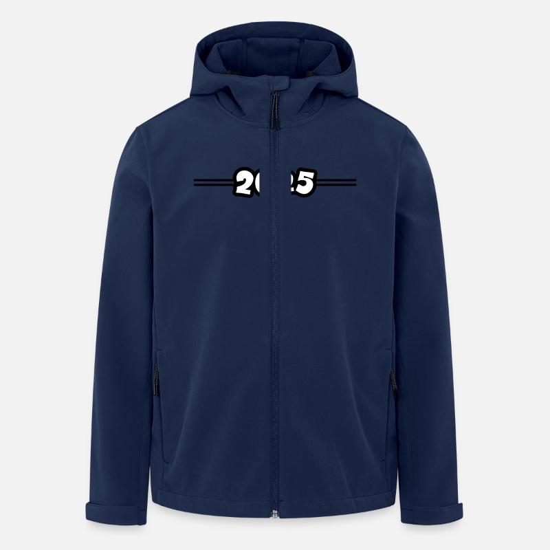 2025 Linie - Recycelte Männer Softshell-Jacke von Stanley/Stella - Navy