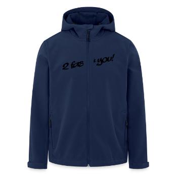 2 Fast 4 You - Veste softshell homme en polyester recyclé Stanley/Stella - marine - Devant - AI Model Male 185 light (185cm)