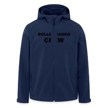 Bollerwagen Crew - Recycelte Männer Softshell-Jacke von Stanley/Stella - Navy - Vorne - AI Model Male 185 light (185cm)