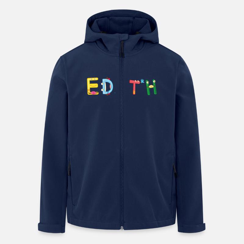 Edith - Recycelte Männer Softshell-Jacke von Stanley/Stella - Navy