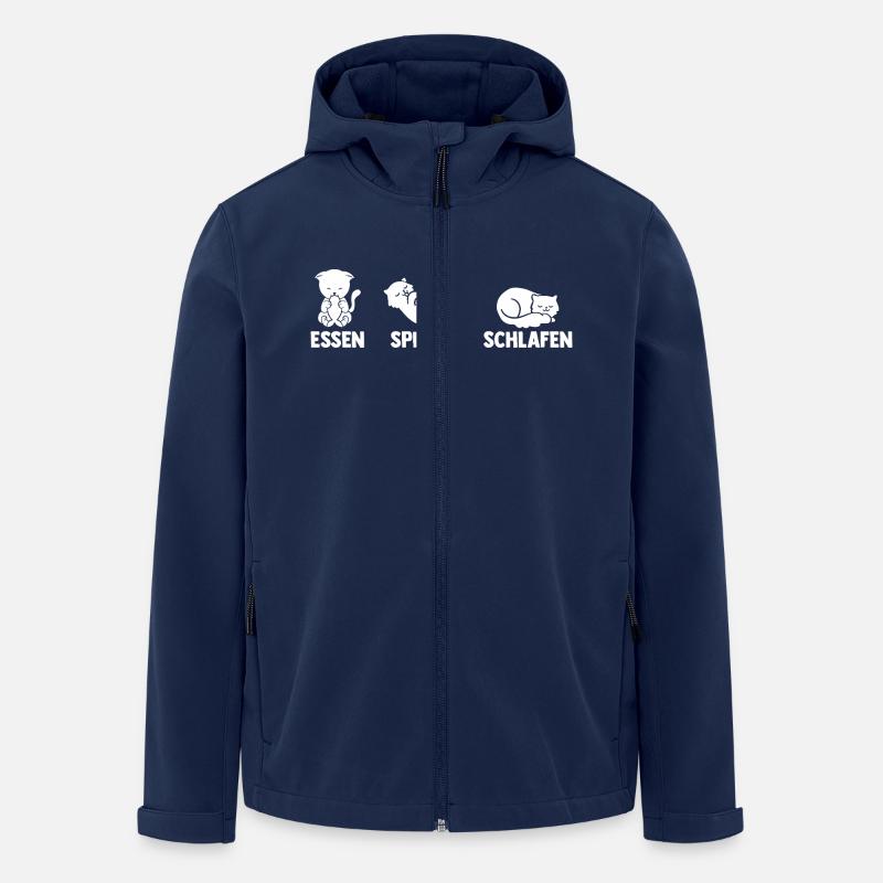 Golfers Golf - Men’s Recycled Softshell Jacket by Stanley/Stella - navy