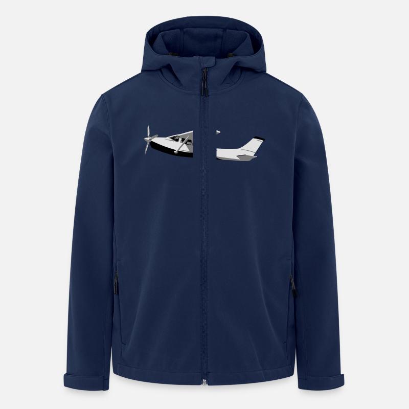 cessna - Veste softshell homme en polyester recyclé Stanley/Stella - marine