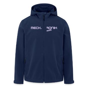 mechatronik inside 2 - Recycelte Männer Softshell-Jacke von Stanley/Stella - Navy - Vorne - AI Model Male 185 light (185cm)