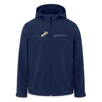 La Salute Fisica - Veste softshell homme en polyester recyclé Stanley/Stella - marine - Devant - AI Model Male 185 light (185cm)