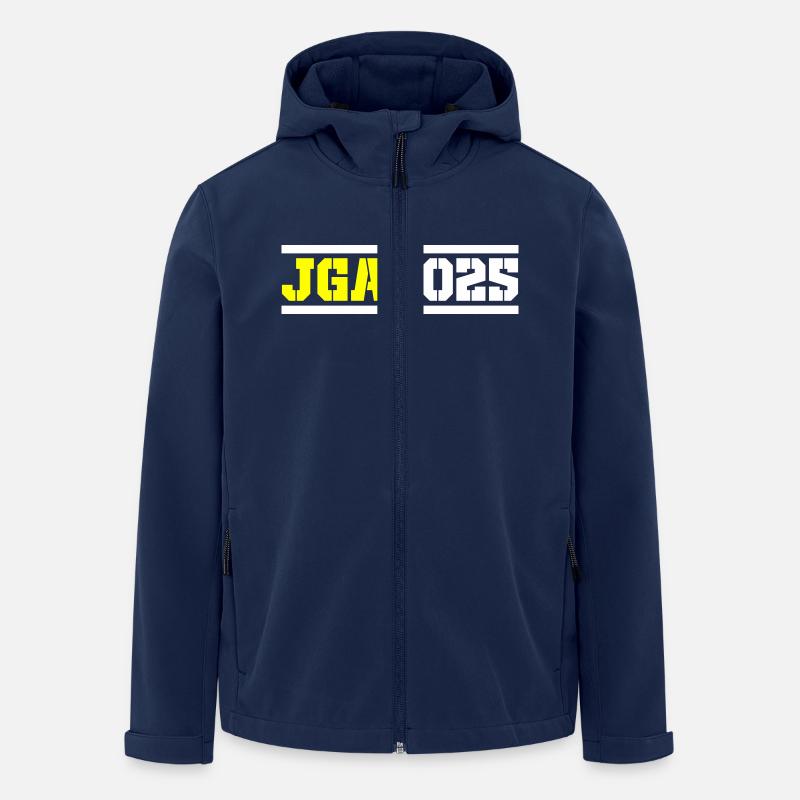 Jga 2025 Junggesellenabschied - Recycelte Männer Softshell-Jacke von Stanley/Stella - Navy