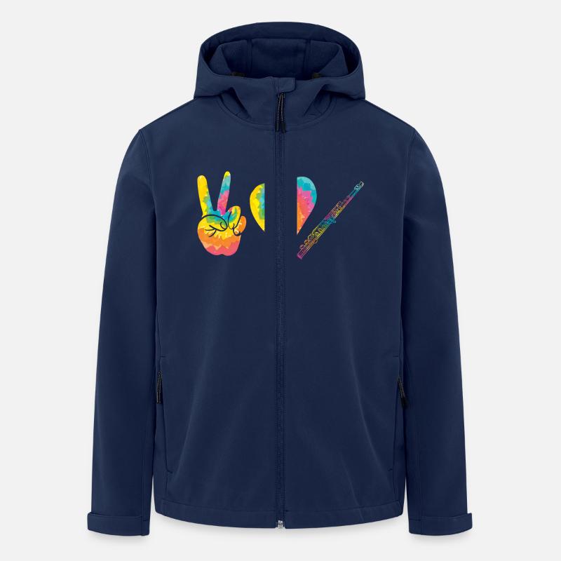 Flötist Querflöte - Recycelte Männer Softshell-Jacke von Stanley/Stella - Navy