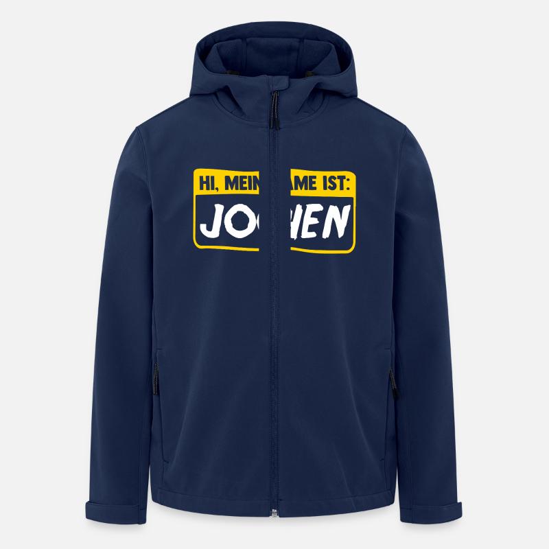 Jochen - Recycelte Männer Softshell-Jacke von Stanley/Stella - Navy