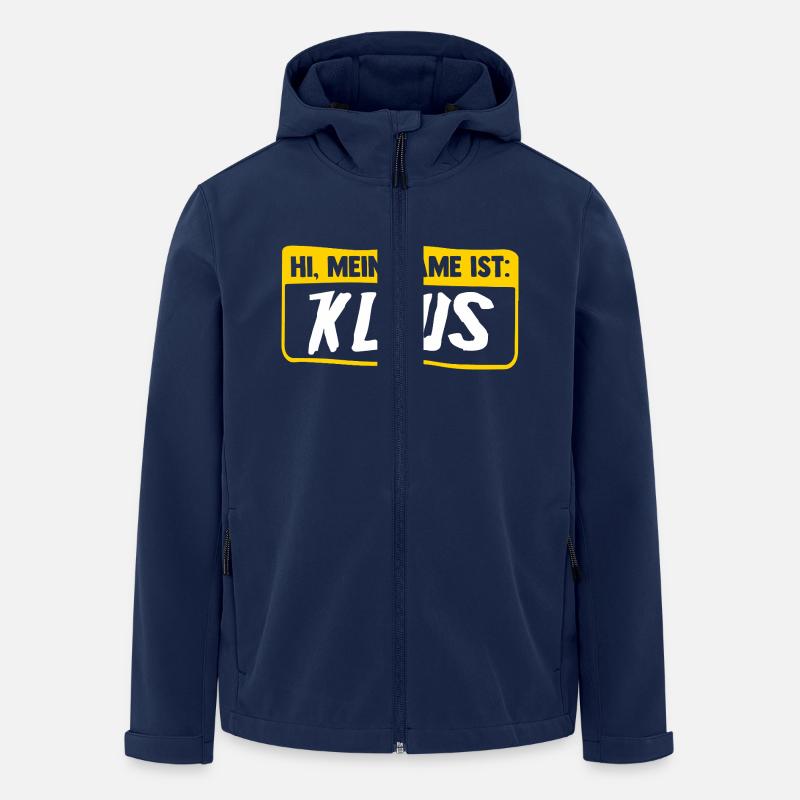 Klaus - Recycelte Männer Softshell-Jacke von Stanley/Stella - Navy