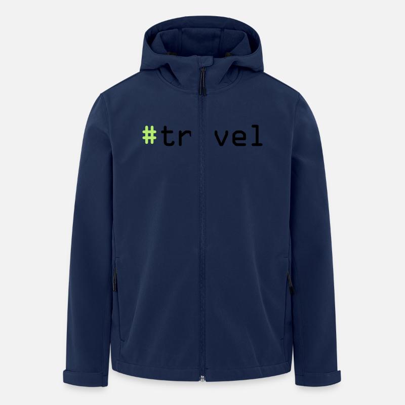 #travel - Recycelte Männer Softshell-Jacke von Stanley/Stella - Navy