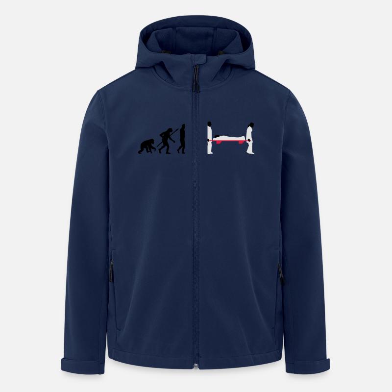 evolution_sanitaeter_09_201602_3c - Recycelte Männer Softshell-Jacke von Stanley/Stella - Navy