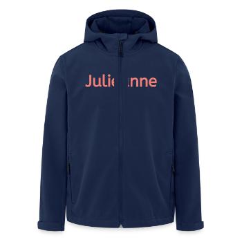 Julieanne - Recycelte Männer Softshell-Jacke von Stanley/Stella - Navy - Vorne - AI Model Male 185 light (185cm)
