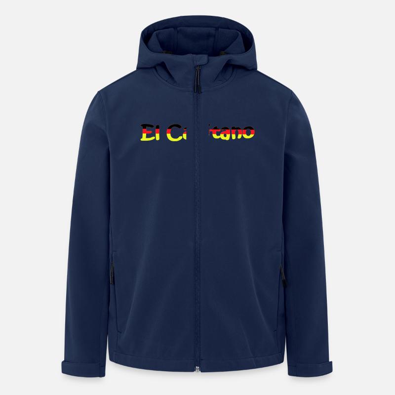 Fußball, el capitano - Recycelte Männer Softshell-Jacke von Stanley/Stella - Navy
