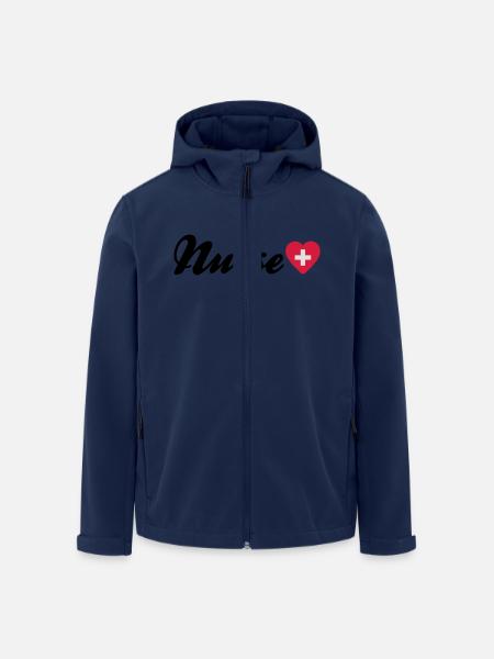 nurse - Recycelte Männer Softshell-Jacke von Stanley/Stella - Navy