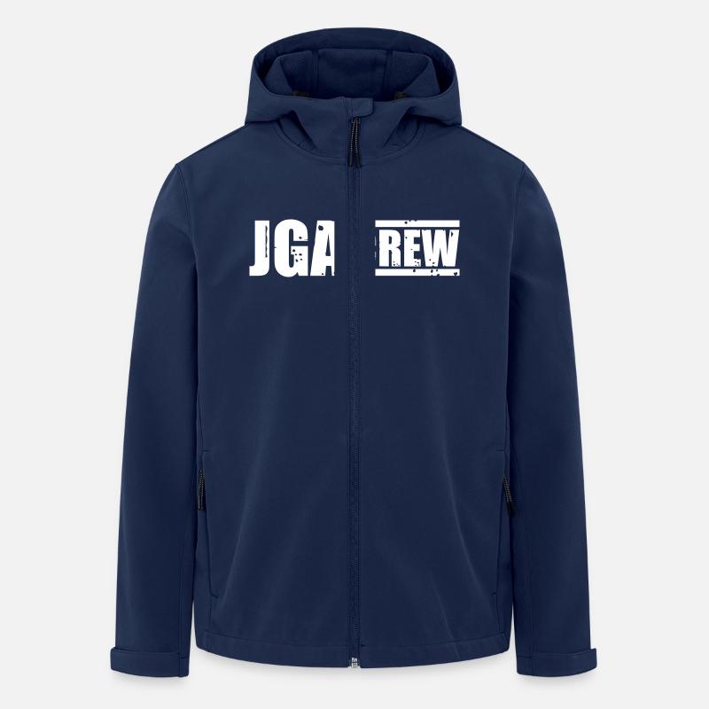 Jga Crew Junggesellenabschied - Recycelte Männer Softshell-Jacke von Stanley/Stella - Navy