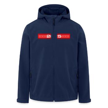 2025 Year Element - Men’s Recycled Softshell Jacket by Stanley/Stella - navy - Front - AI Model Male 185 light (185cm)