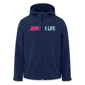 JDM for Life - Recycelte Männer Softshell-Jacke von Stanley/Stella - Navy - Vorne - AI Model Male 185 light (185cm)