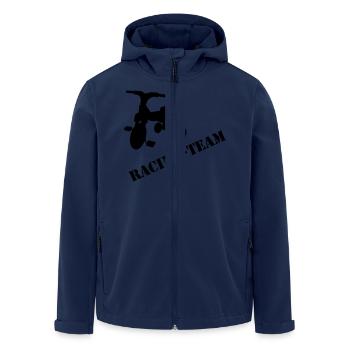 Racing Team - Veste softshell homme en polyester recyclé Stanley/Stella - marine - Devant - AI Model Male 185 light (185cm)