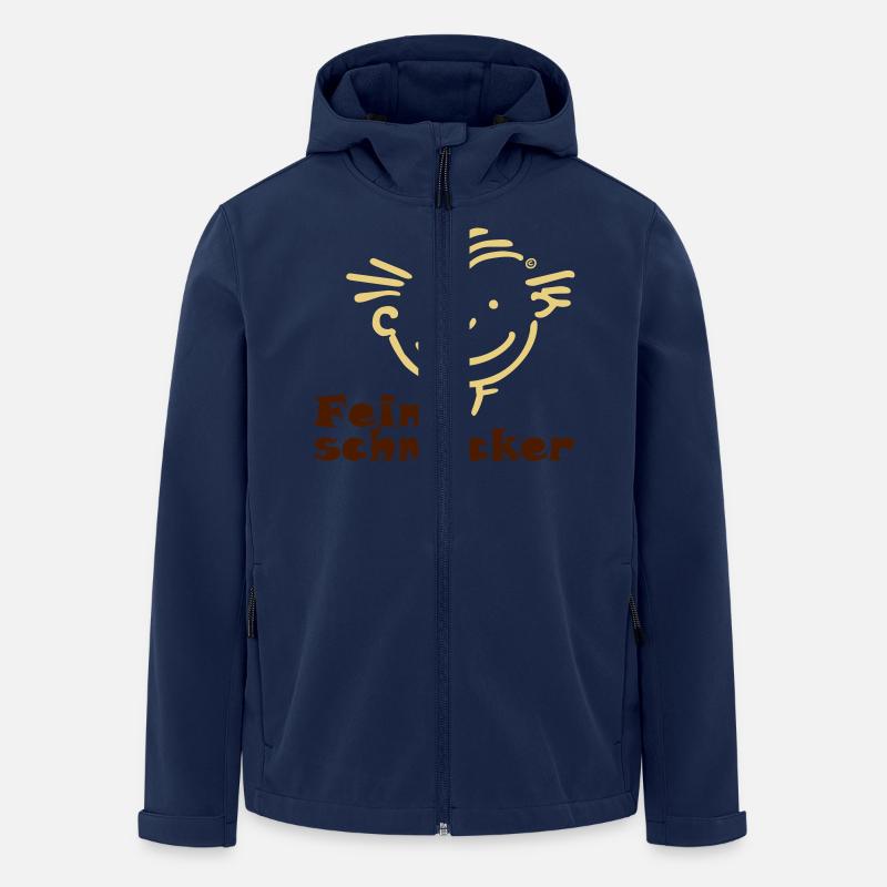 Feinschmecker Junge - Recycelte Männer Softshell-Jacke von Stanley/Stella - Navy