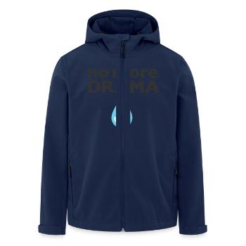 No More Drama - Recycelte Männer Softshell-Jacke von Stanley/Stella - Navy - Vorne - AI Model Male 185 light (185cm)