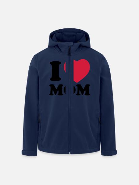 i_love_mom - Veste softshell homme en polyester recyclé Stanley/Stella - marine