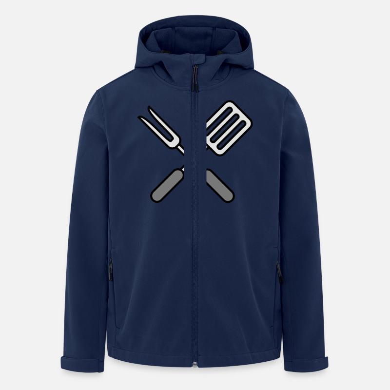 Chef - Recycelte Männer Softshell-Jacke von Stanley/Stella - Navy