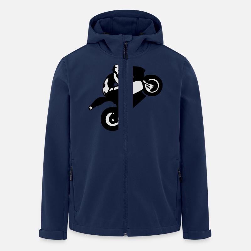 wheeling - Recycelte Männer Softshell-Jacke von Stanley/Stella - Navy