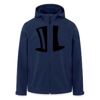 Top Hat - Recycelte Männer Softshell-Jacke von Stanley/Stella - Navy - Vorne - AI Model Male 185 light (185cm)
