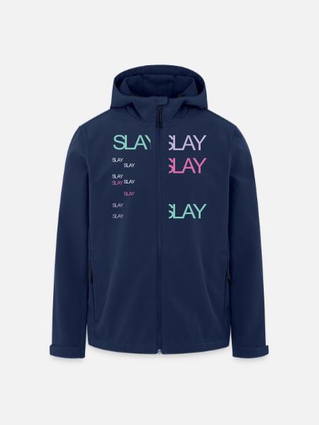 Slay - Men’s Recycled Softshell Jacket by Stanley/Stella - navy