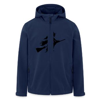 Witch - Recycelte Männer Softshell-Jacke von Stanley/Stella - Navy - Vorne - AI Model Male 185 light (185cm)