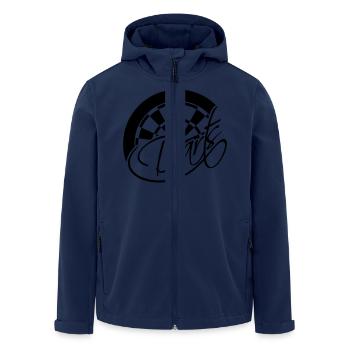 Darts Board Logo Design - Veste softshell homme en polyester recyclé Stanley/Stella - marine - Devant - AI Model Male 185 light (185cm)