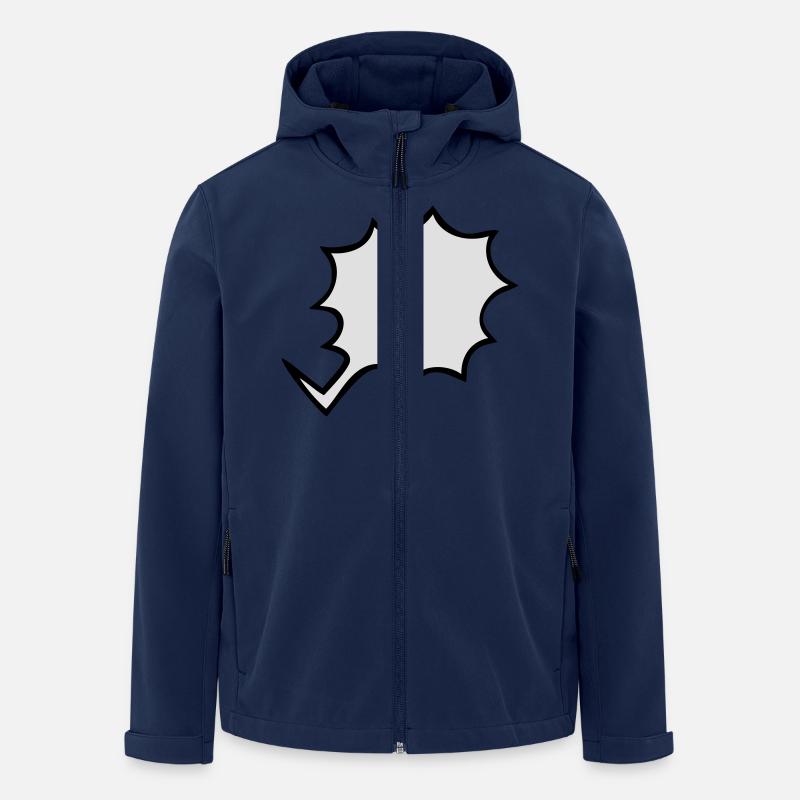 Sprechblase - Recycelte Männer Softshell-Jacke von Stanley/Stella - Navy