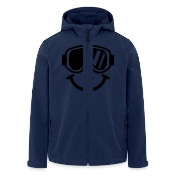 Ski Smiley - Veste softshell homme en polyester recyclé Stanley/Stella - marine - Devant - AI Model Male 185 light (185cm)