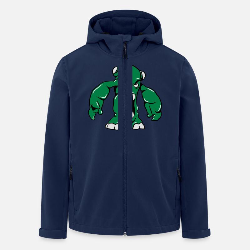 Monster fun funny - Men’s Recycled Softshell Jacket by Stanley/Stella - navy