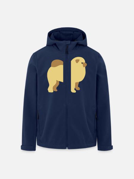 Chow-Chow - Men’s Recycled Softshell Jacket by Stanley/Stella - navy